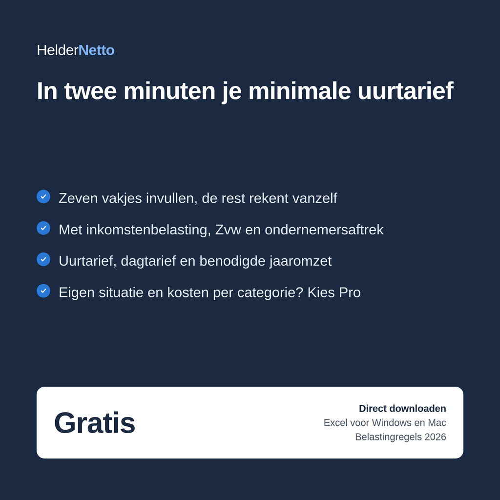 Uurtariefcalculator Light 2026